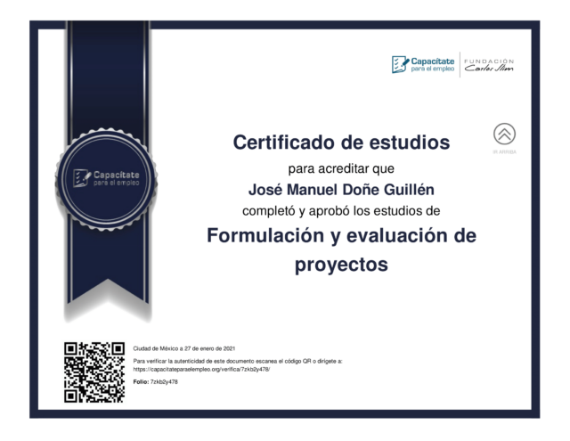 Project Formulation and Evaluation