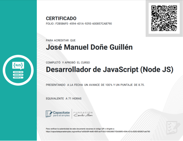 JavaScript Developer (Node JS)